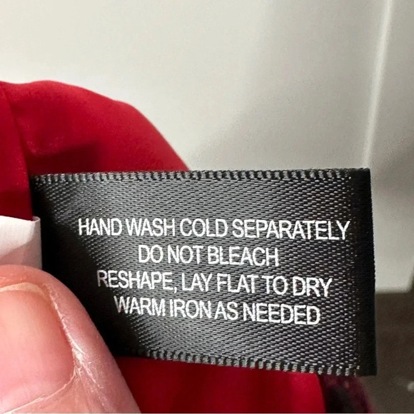 Boston Proper Holiday Plaid Mini Skirt red black wool‎ blend Size 12 Festive - Picture 4 of 11